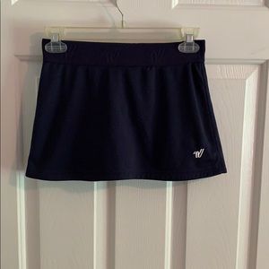 Varsity navy skirt